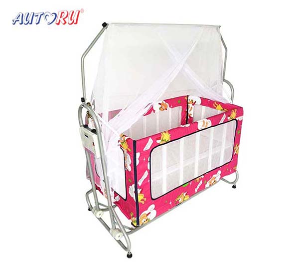 Nôi cũi giường trẻ em 2 trong 1 hai tầng Autoru 4 sao AUAC4S 4 Auac4s