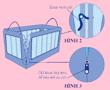 Nôi cũi giường trẻ em 2 trong 1 hai tầng Autoru 4 sao AUAC4S 13 Nôi cũi giường trẻ em 2 trong 1 hai tầng Autoru