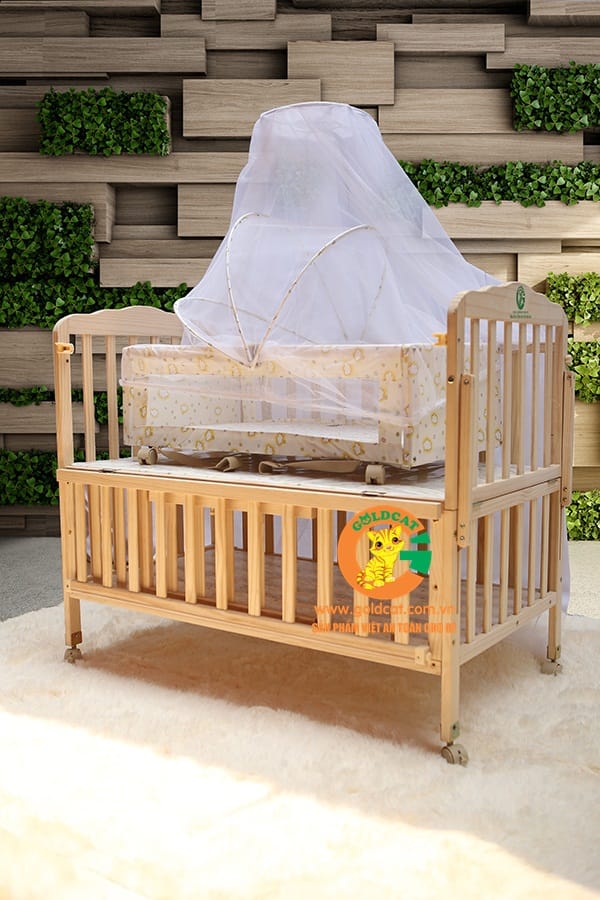 Cũi đa năng cho bé 3 trong 1 Goldcat 17 cui da nang cho be 3 trong 1 goldcat 837 1 shopcon