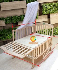 Cũi đa năng cho bé 3 trong 1 Goldcat 12 Cui Da Nang Cho Be 3 Trong 1 Goldcat 837 4