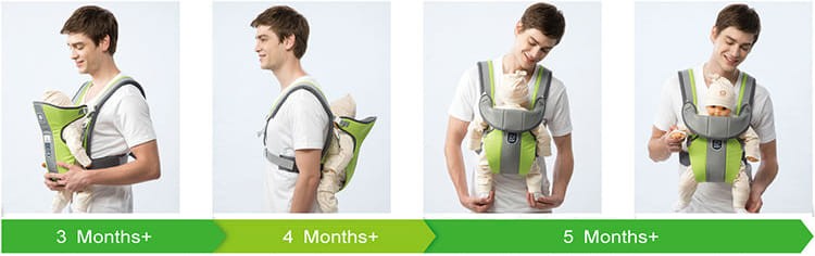 Địu em bé Simba S7829 4 in 1 9 Diu Em Be 4 In 1 Simba S7829