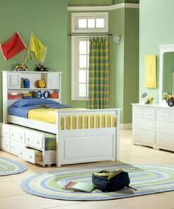 Giường hộp hai tầng CM738 + hộc sách màu mâu đen 7 Giuong Hop Hai Tang Cm738 (2)