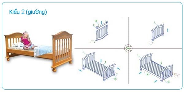 Nôi giường cũi Nobita 9 kiểu lắp ráp 37 Giuong Cui Nobita Kieu 2