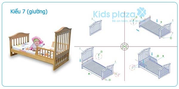 Nôi giường cũi Nobita 9 kiểu lắp ráp 42 Giuong Cui Nobita Kieu 7