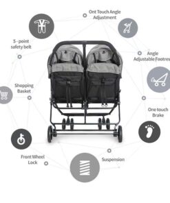 Xe đẩy đôi Fedora T2 15 Xe Day Doi Fedora T2 (2)