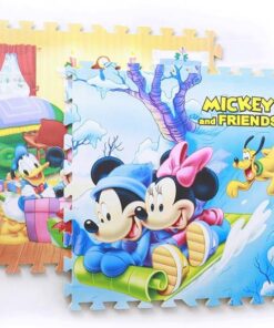 Thảm xốp trải sàn Disney 32 Tham Disney Trai San Cho Be 4 Mieng 4