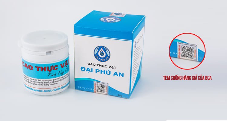 Cao thực vật tổng hợp Đại Phú An 8 Cao thực vật tổng hợp chính hãng có tem của BCA