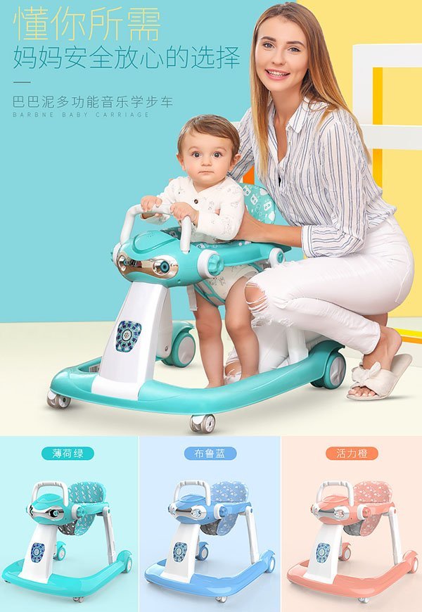 Xe tập đi tay vịn đẩy phía sau BLB 6090 27 xe tap di tay vin day phia sau blb 6090 12 shopcon