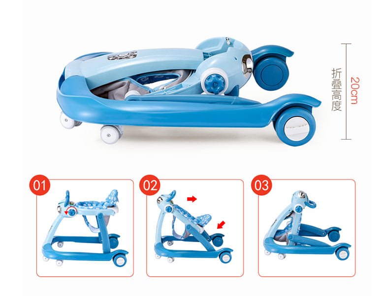 Xe tập đi tay vịn đẩy phía sau BLB 6090 21 Xe Tap Di Tay Vin Day Phia Sau Blb 6090