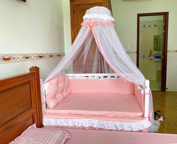 Mùng và cọc cao cấp cho cũi Hàn Quốc 15 Mung Va Coc Cao Cap Cho Cui Han Quoc (5)