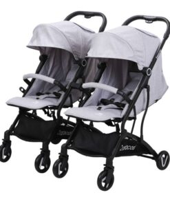 Xe đẩy đôi Zaracos NORIO 9026 14 Xe Day Doi Zaracos Norio 9026 Xam (7)