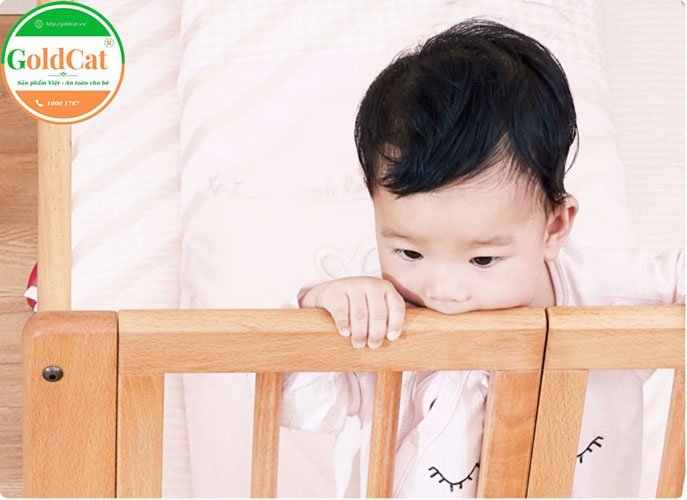 Cũi nôi Goldcat C5M 4 chế độ 14 cui noi goldcat c5m 4 che do 10 shopcon