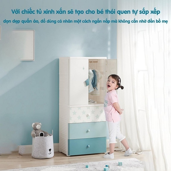 Tủ nhựa Kub Kub0901 2 Tủ nhựa Kub Kub0901