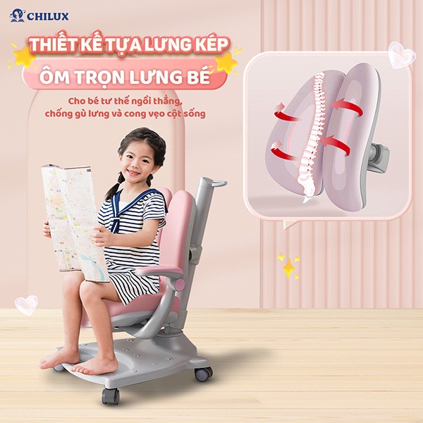 Bàn học Chilux Smart S 16 ban hoc chilux smart s 5 shopcon