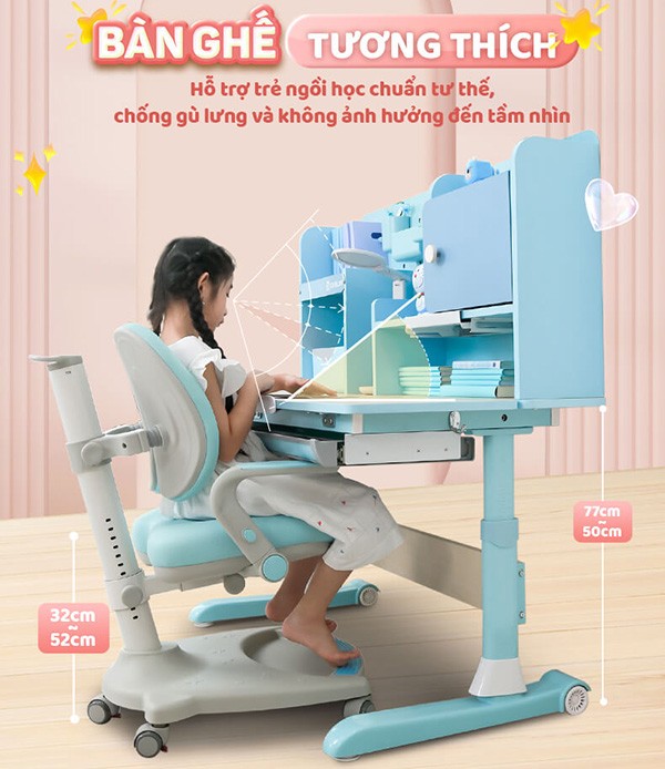 Bàn học thông minh Chilux Smart V 21 ban hoc thong minh chilux smart v 12 shopcon