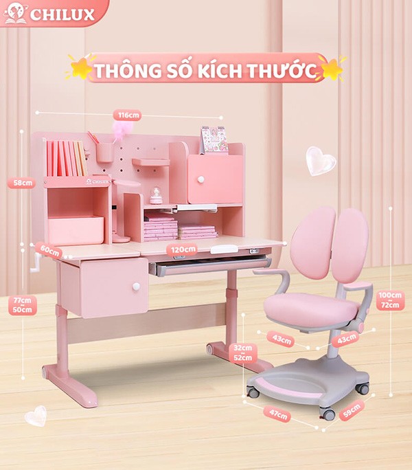 Bàn học thông minh Chilux Smart V 31 ban hoc thong minh chilux smart v 2 shopcon