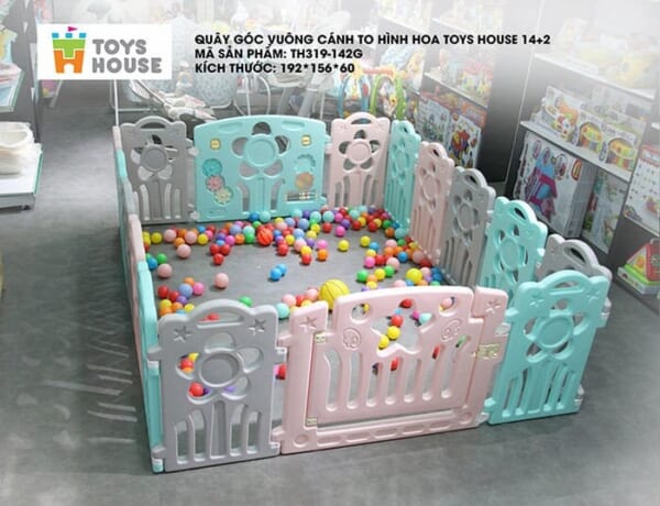 Quây nhựa Toys House TH319-142G hình hoa cánh nhỏ