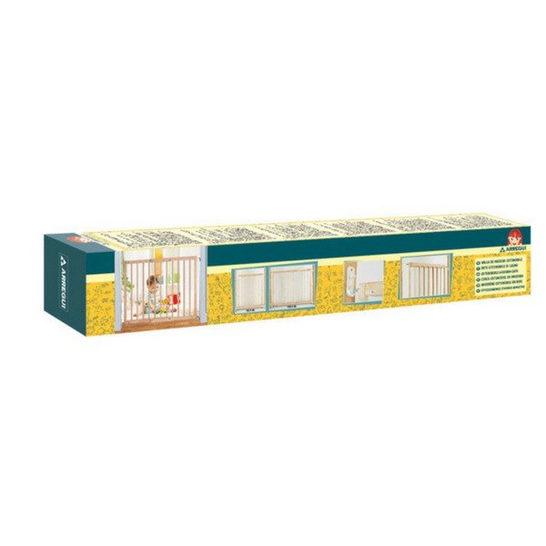 Valla Extensible De Madera A1044550 Arregui Seguridad Infantil Montaje Packaging