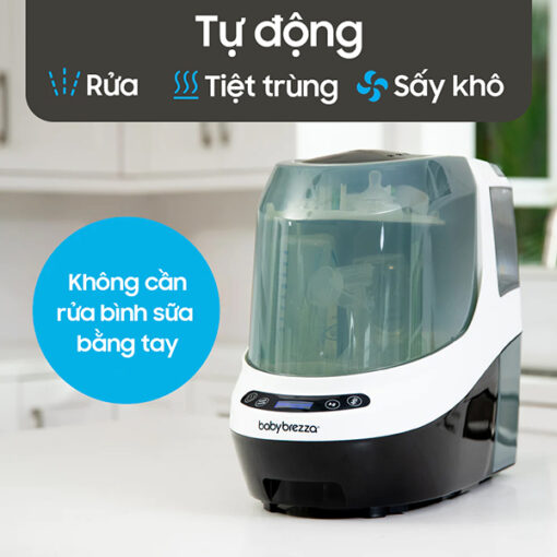 may rua binh sua baby brezza bottle washer pro 11 shopcon