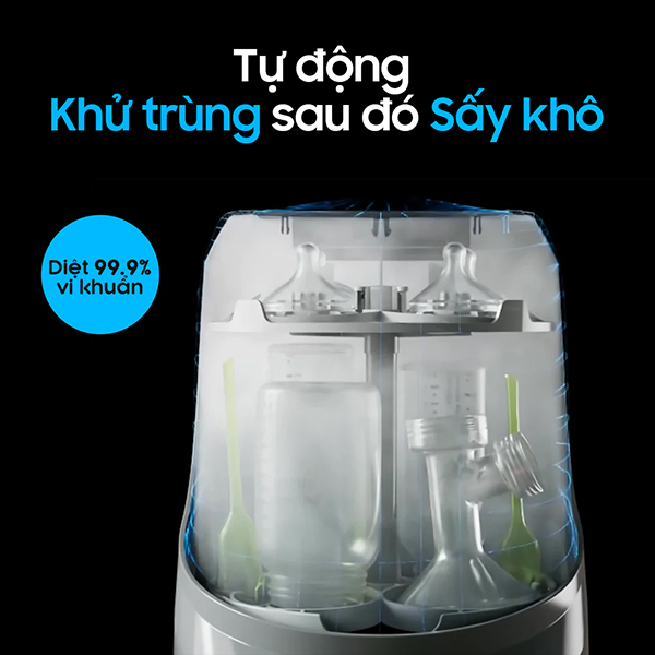 may rua binh sua baby brezza bottle washer pro 2 shopcon